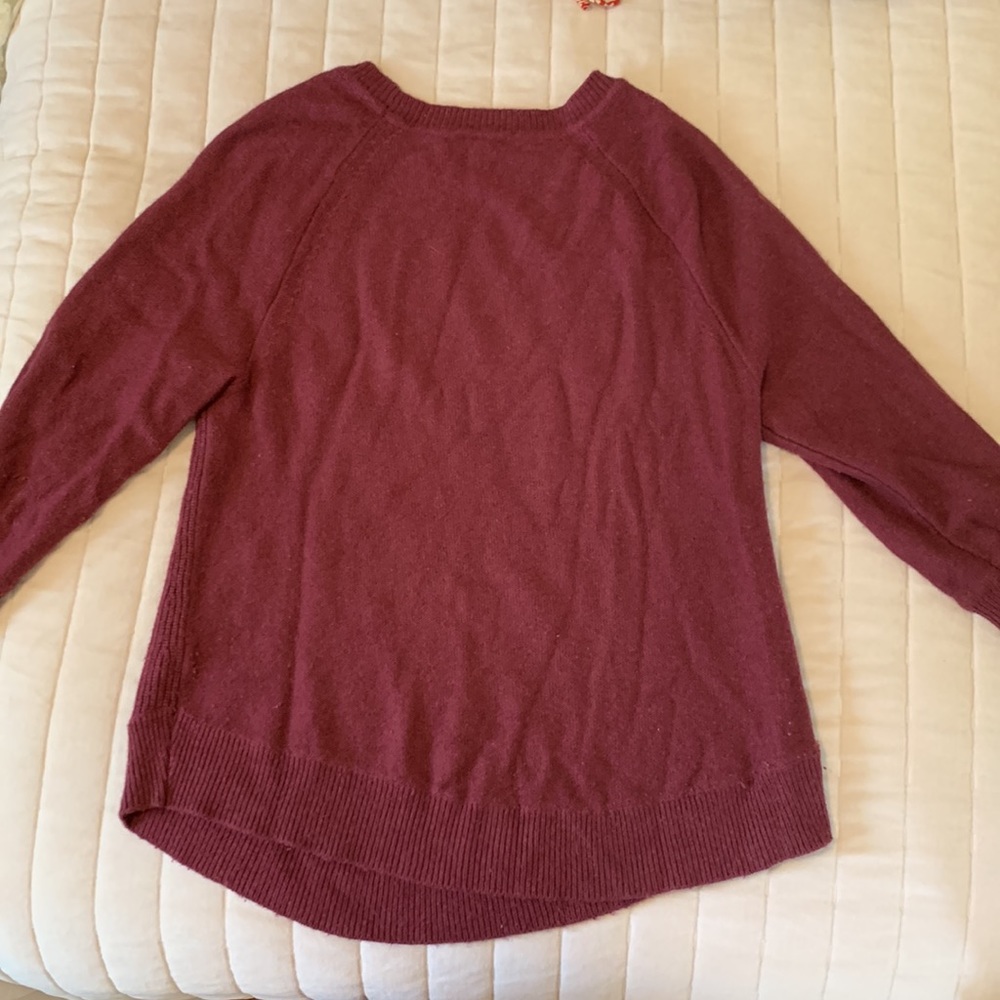 Burgundy JCREW Sweater - Picture 2 of 4